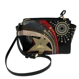 Michael Kors Selma Limited Edition Messenger Bag Leather Crossbody w/COA